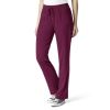 Pantaloni uniforma medicala, WonderWink Aero, 5129-WINE M - LUNG