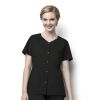 Bluza uniforma medicala, WonderWORK, 200-BLACK 2XL