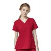 Bluza uniforma medicala, W123, 6555-REDT S