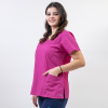 Bluza medicala Lotus Flex, stretch, fucsia, CVC-NP4