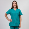 Bluza medicala Lotus Flex, stretch, aqua, CVC-NP1 XS