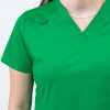 Bluza medicala Lotus Flex, stretch, verde chirurgical, CVC-NP1