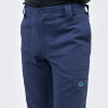 Pantaloni medicali Lotus Flex, stretch, cu snur, bleumarin, TRS-KH2