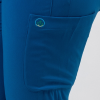 Pantaloni medicali Lotus Flex, stretch, cu snur, albastru royal, TS-SP4