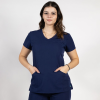 Bluza medicala Lotus Flex, stretch, bleumarin, TRS-NP13