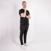 Costum medical Lotus Flex, stretch, negru, TS-NP9 TRS-SP9