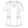 Costum medical Lotus Flex, stretch, visiniu, TS-NP7 TS-SP3