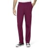 Pantaloni uniforma medicala, W123, 5355-WINE M - LUNG