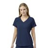 Bluza uniforma medicala, WonderWink Renew, 6234-NAVY M