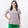 Bluza medicala Lotus Flex, stretch, Mov deschis, CVC-NP4 XS