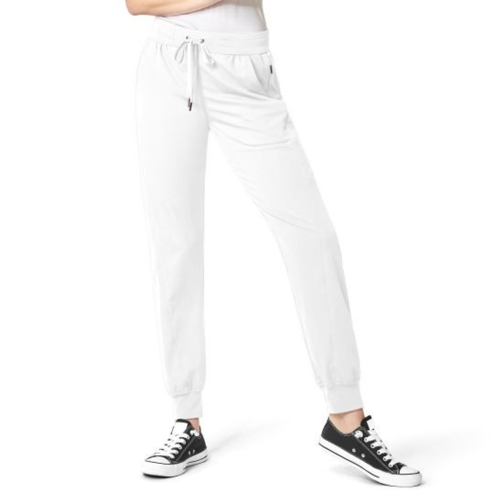 Pantaloni uniforma medicala, WonderWink Aero, 5329-WHIT 2XS - LUNG