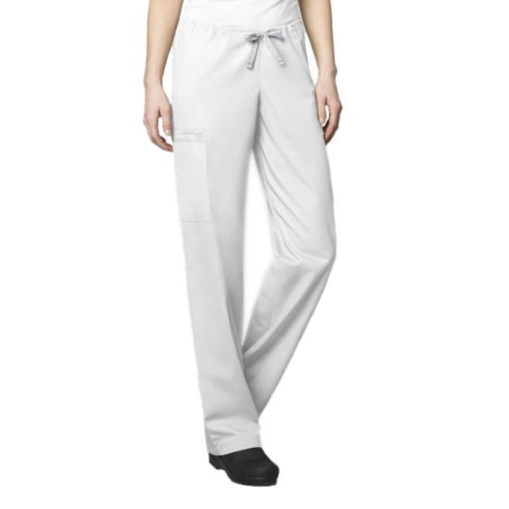 Pantaloni unisex uniforma medicala, WonderWORK, 500-WHIT L - LUNG