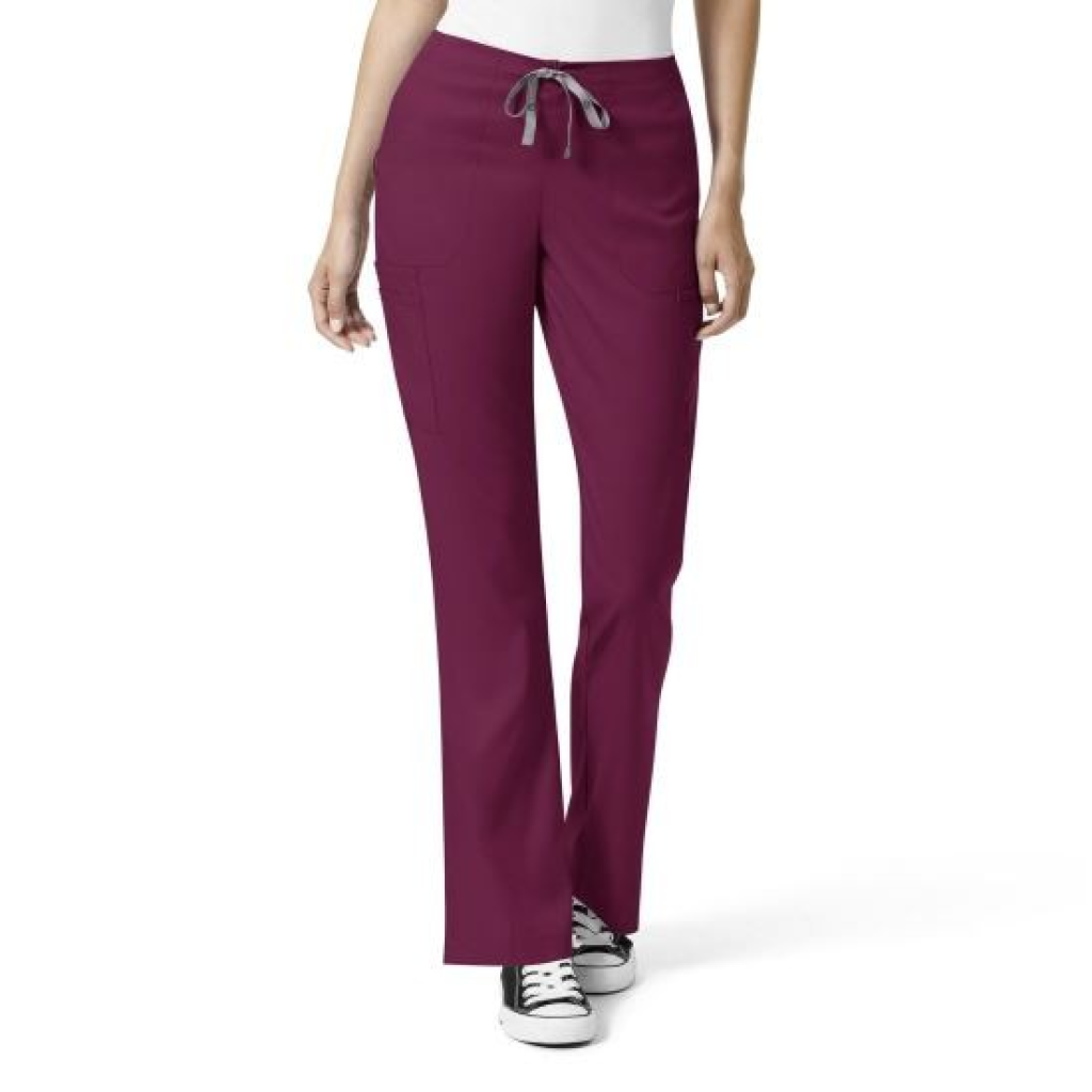 Pantaloni uniforma medicala, WonderWink PRO, 5319-WINE L