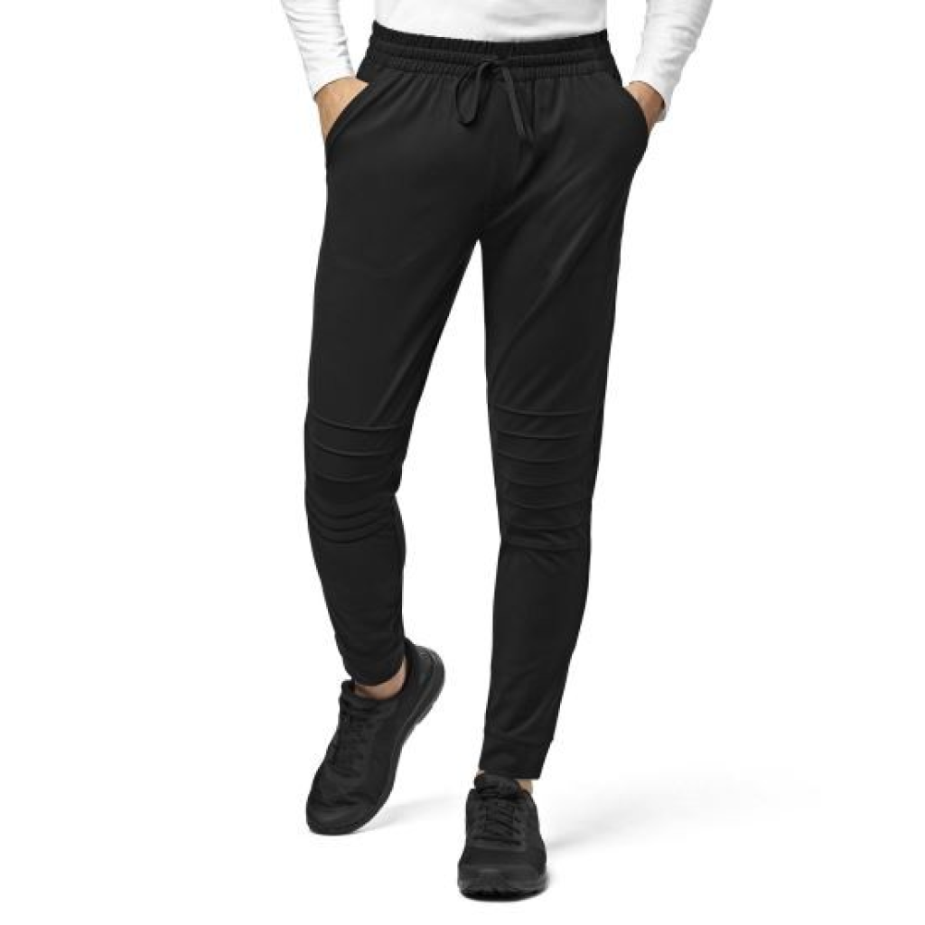 Pantaloni uniforma medicala, WonderWink Moto, 5699-BLAC L