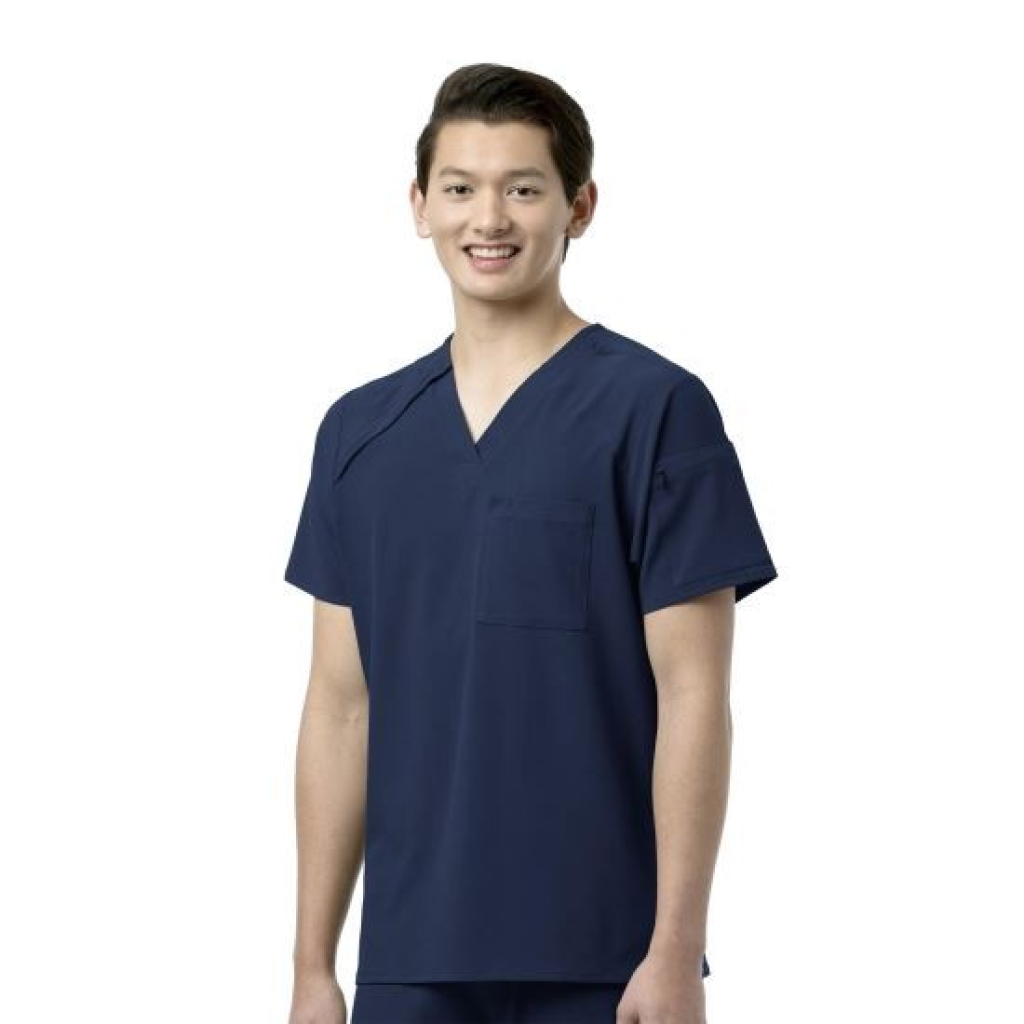 Bluza uniforma medicala, WonderWink Renew, 6034-NAVY M