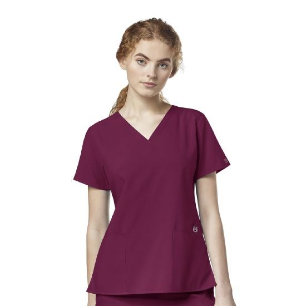 Bluza uniforma medicala, W123, 6555-WINE