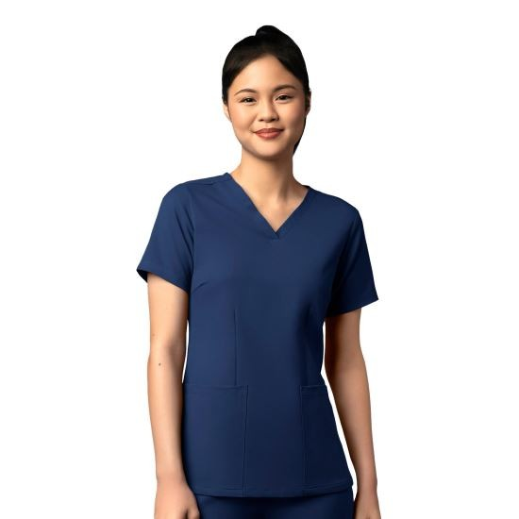 Bluza uniforma medicala, WonderWink Thrive, 6122-NAVY L