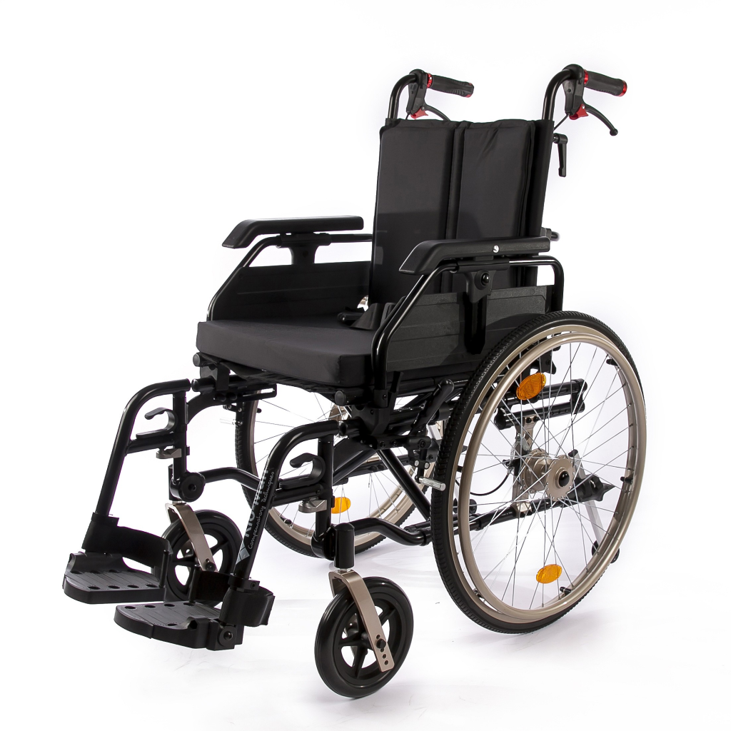 Carucior handicap pe structura usoara Ortomobil Lightman Comfort Plus 040452 46