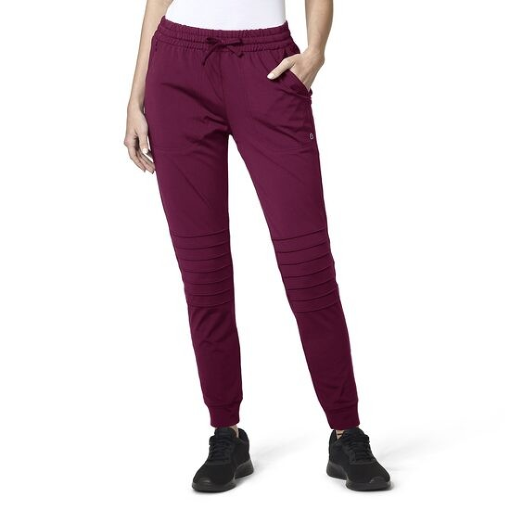 Pantaloni uniforma medicala, WonderWink Moto, 5199-WINE XL