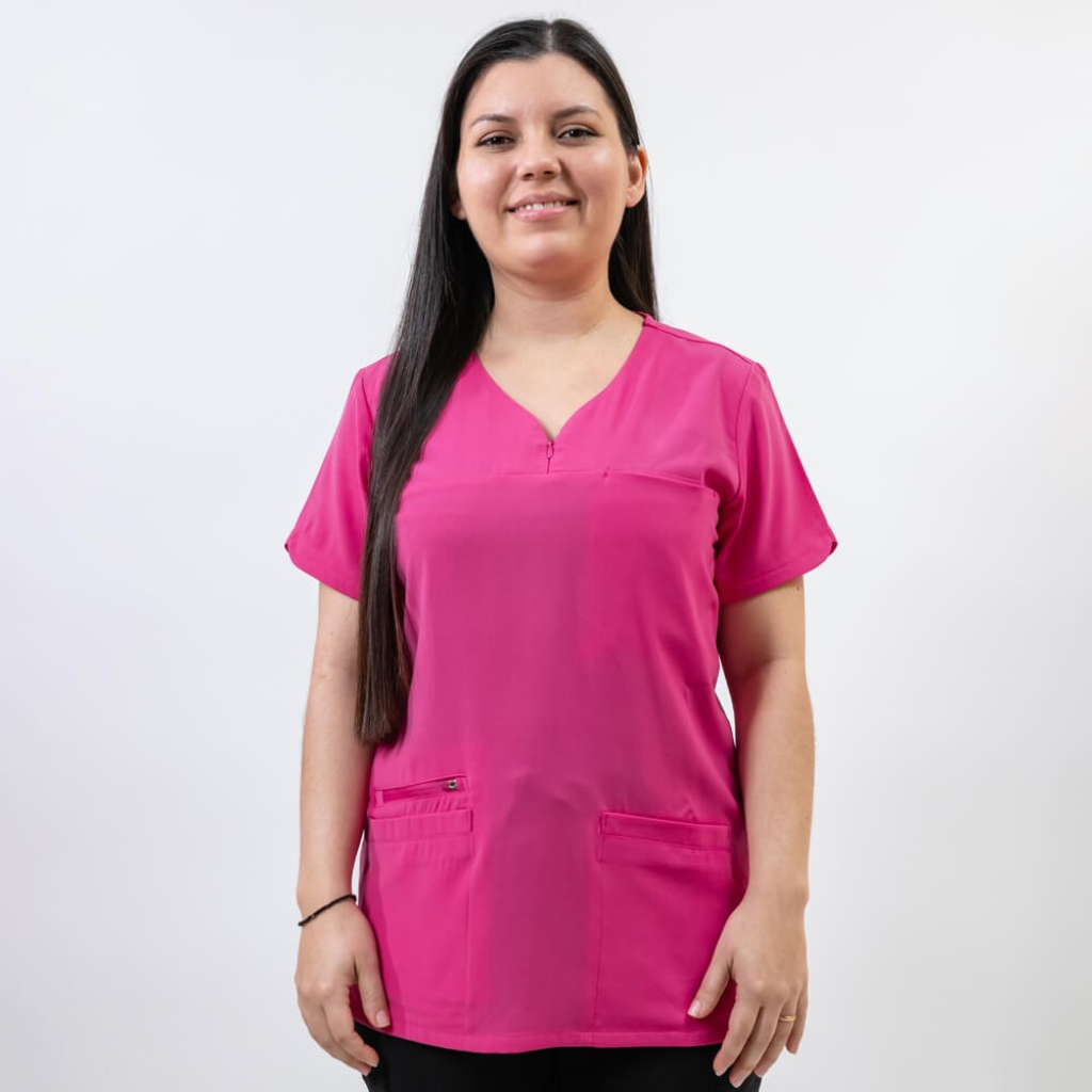 Bluza medicala Lotus Flex, stretch, fucsia orhidee, TS-NP10