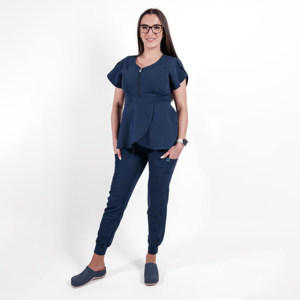 Costum medical Lotus Flex, stretch, bleumarin, TRS-NP12 TRS-SP4-V3 S