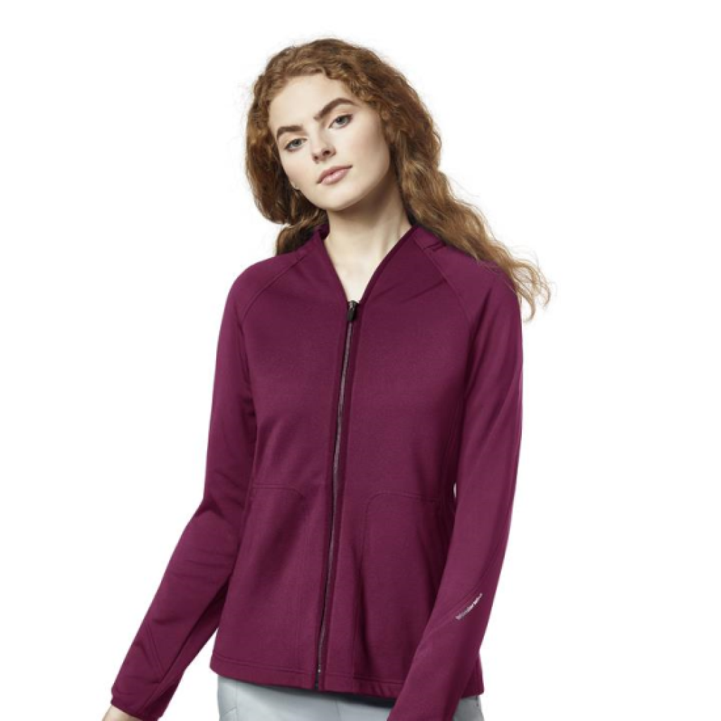 Jacheta uniforma medicala, WonderWink Layers, 8209-WINE L