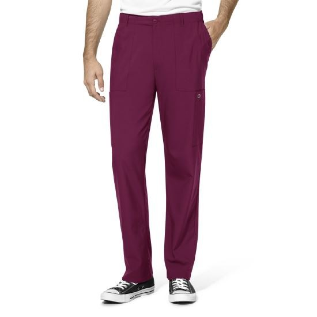 Pantaloni uniforma medicala, W123, 5355-WINE M