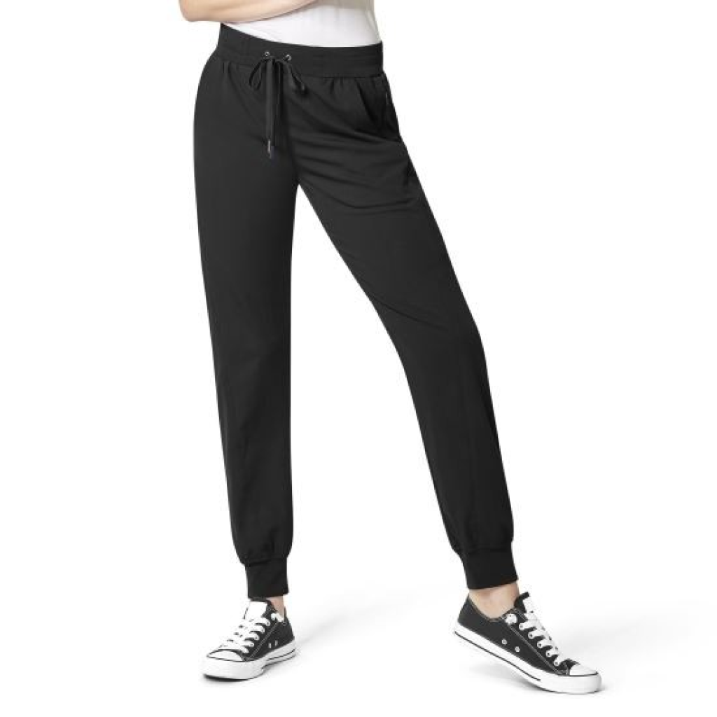 Pantaloni uniforma medicala, WonderWink Aero, 5329-BLAC XS - LUNG