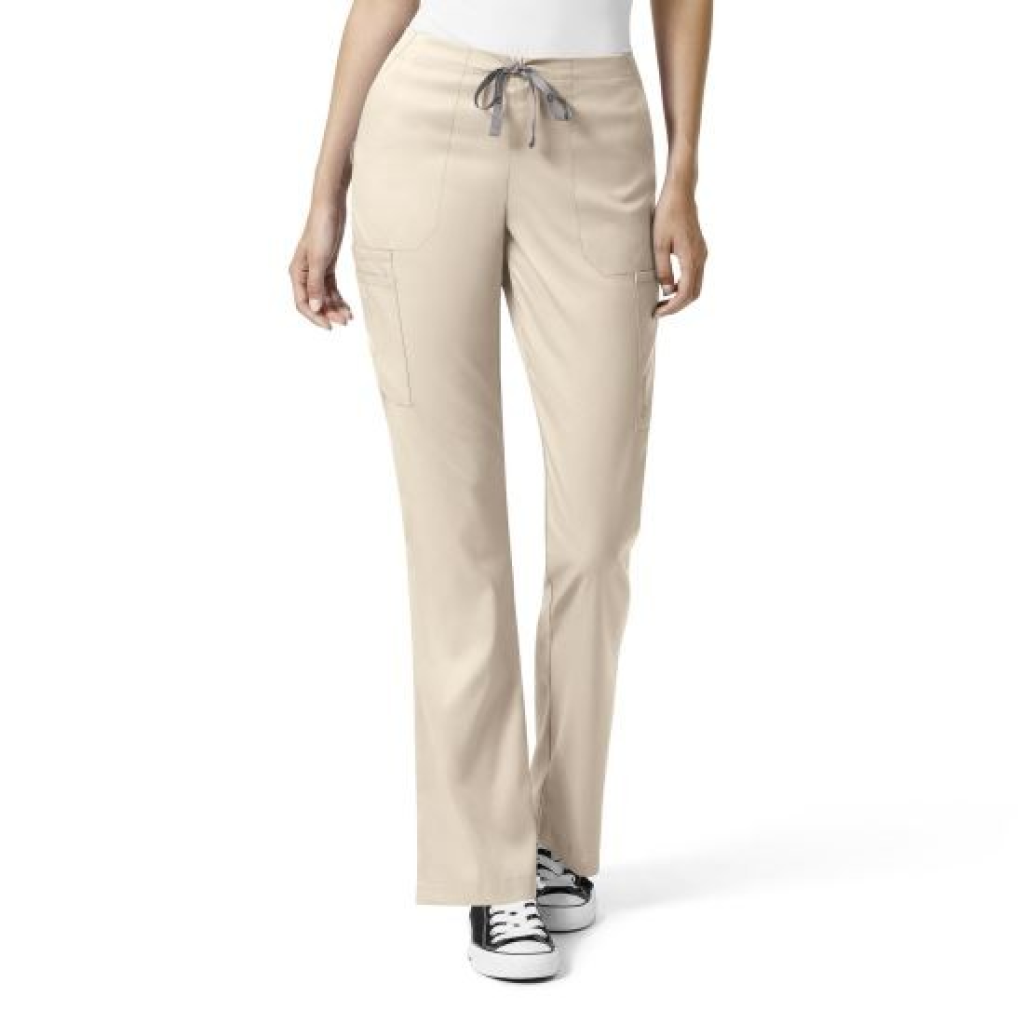 Pantaloni uniforma medicala, WonderWink PRO, 5319-KHAK(lung) M - LUNG