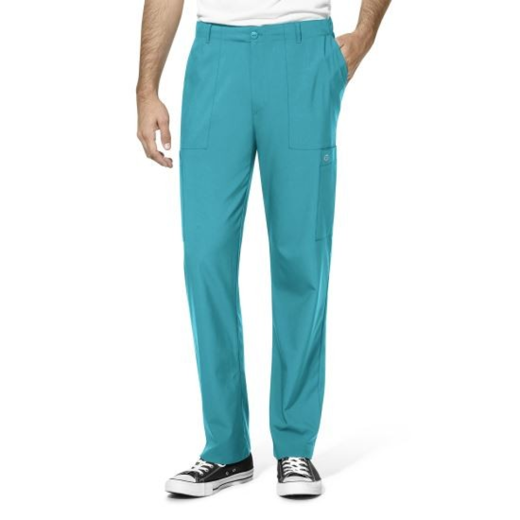 Pantaloni uniforma medicala, W123, 5355-TEAL