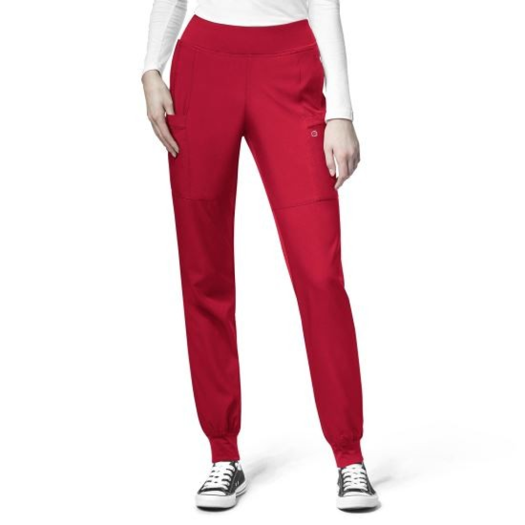 Pantaloni uniforma medicala, W123, 5555-REDT 2XL