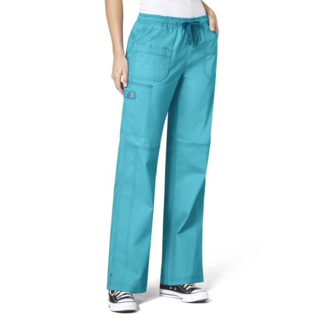 Pantaloni uniforma medicala, WonderFLEX, 5108- AQU S