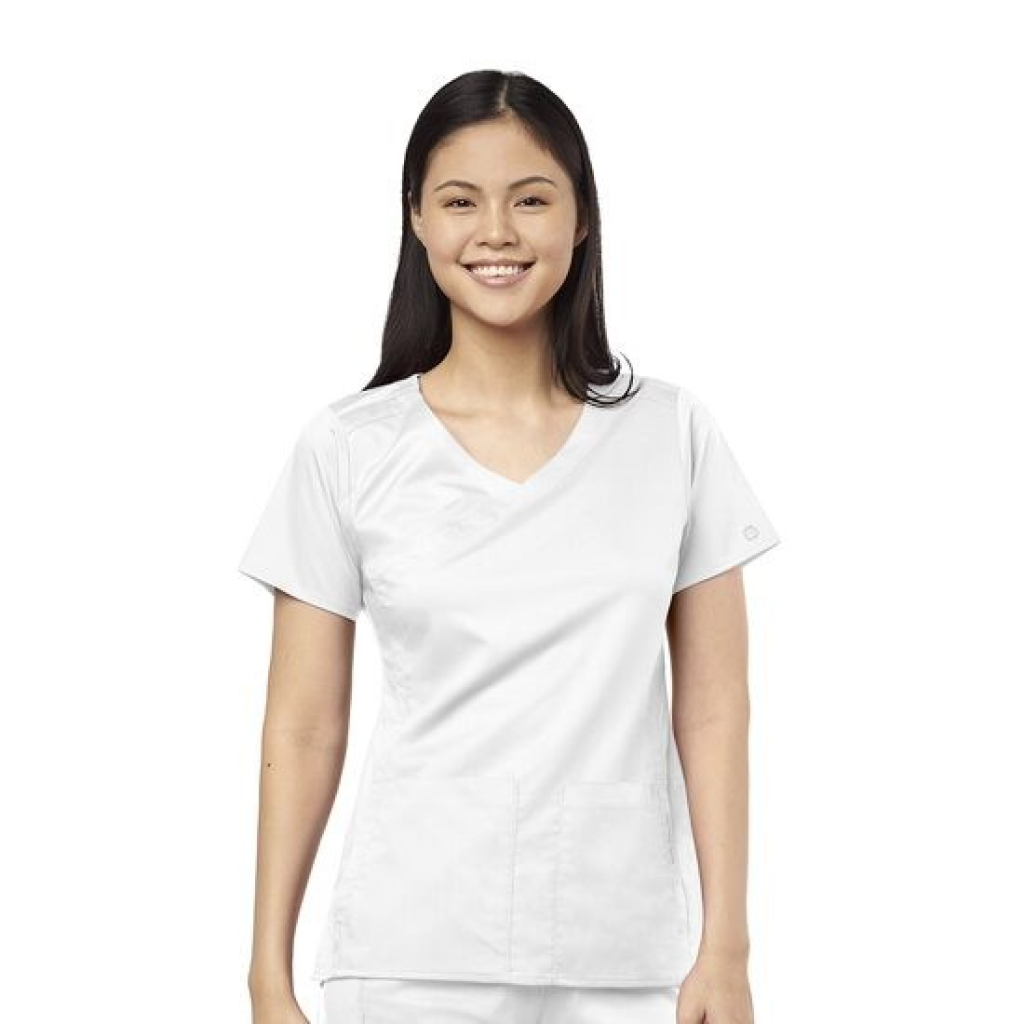 Bluza uniforma medicala, WonderWink PRO, 6519-WHIT S