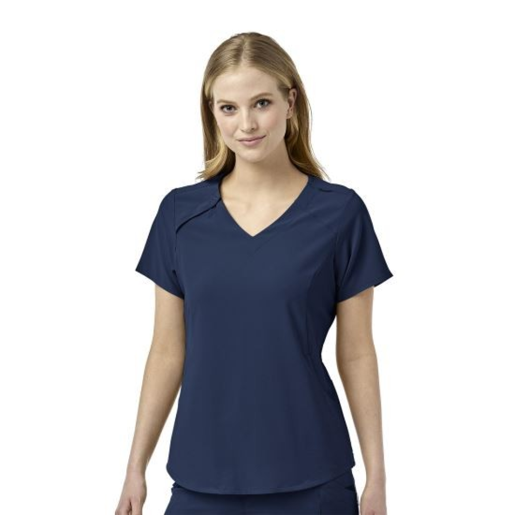 Bluza uniforma medicala, WonderWink Renew, 6234-NAVY L