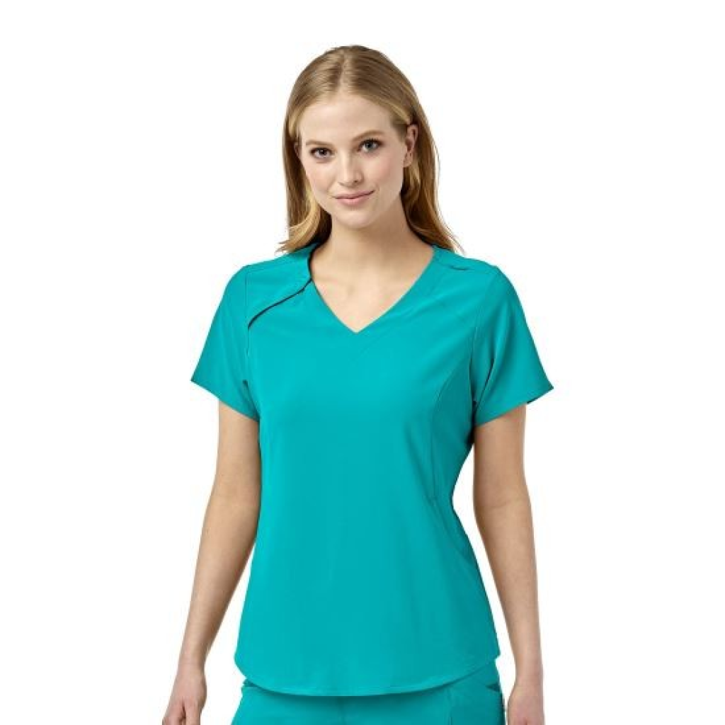 Bluza uniforma medicala, WonderWink Renew, 6234-TEAL XL